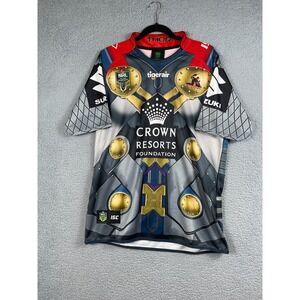 Crown Resorts Foundation Tigerair Melbourne Storm Mens Sports Jersey Size XL NWT